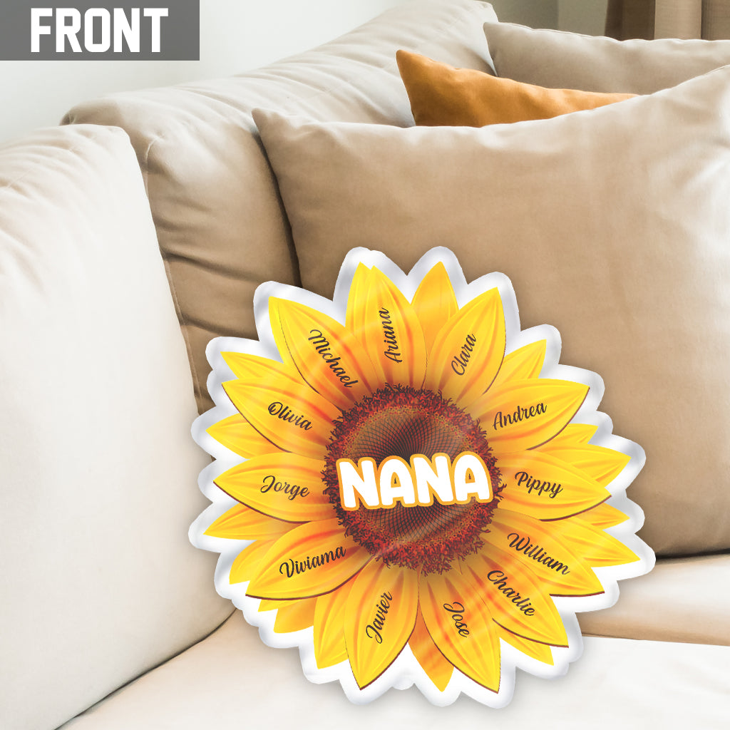 Best Grandma Ever - Personalized Grandma Shaped Pillow