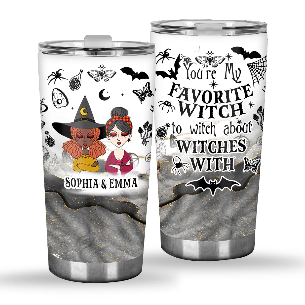 Du bist meine Lieblingshexe – personalisierter Bestie-Becher