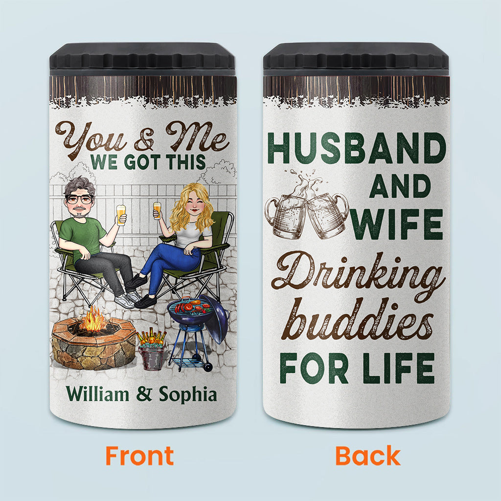 Trinkkumpel fürs Leben – Personalisierter Dosenkühler für den Garten