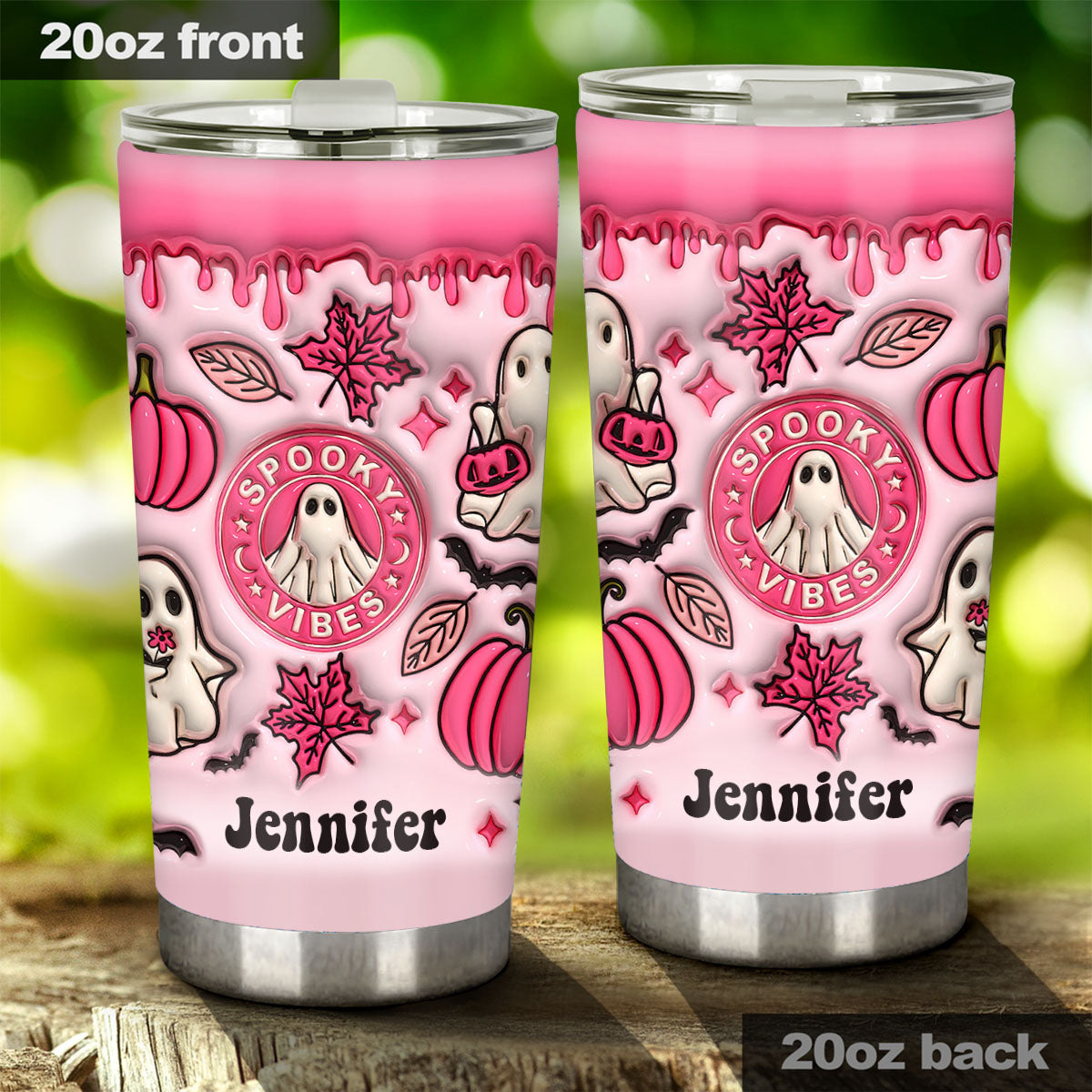 Gruselige Stimmung – Personalisierter Halloween-Becher