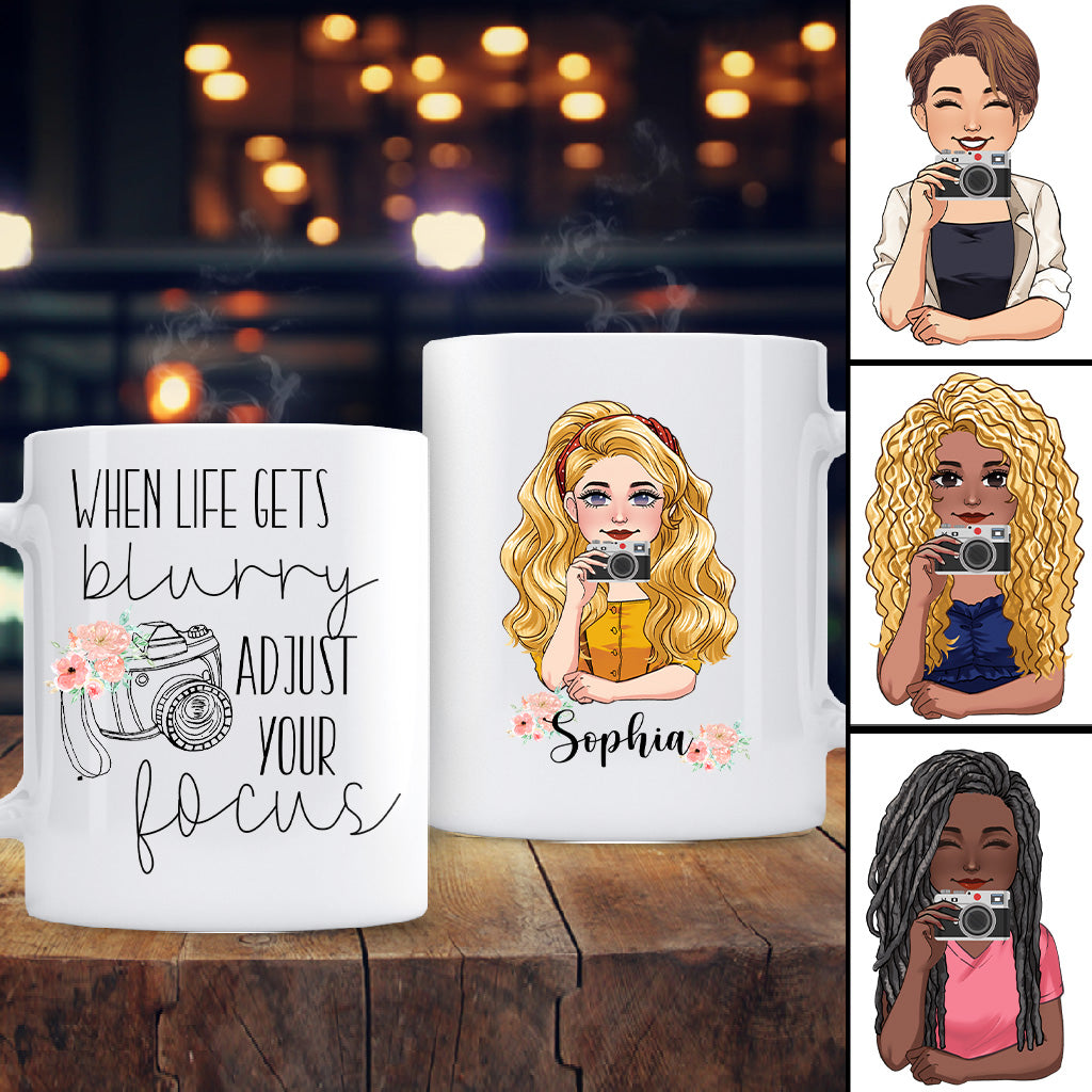 Fokus anpassen – Personalisierter Fotobecher