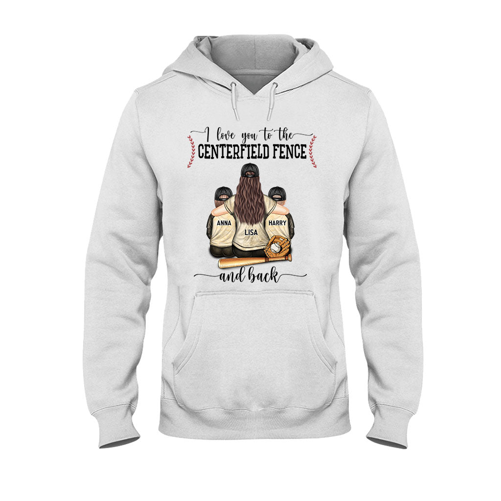 Mein Herz schlägt für dieses Spielfeld – Personalisiertes Baseball-T-Shirt und Hoodie