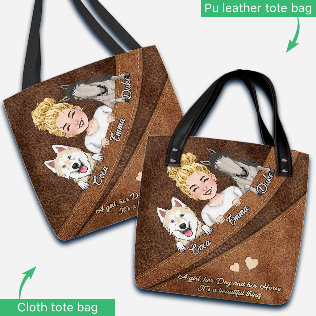 Was für ein schönes Ding – personalisierte Pferde-Tragetasche