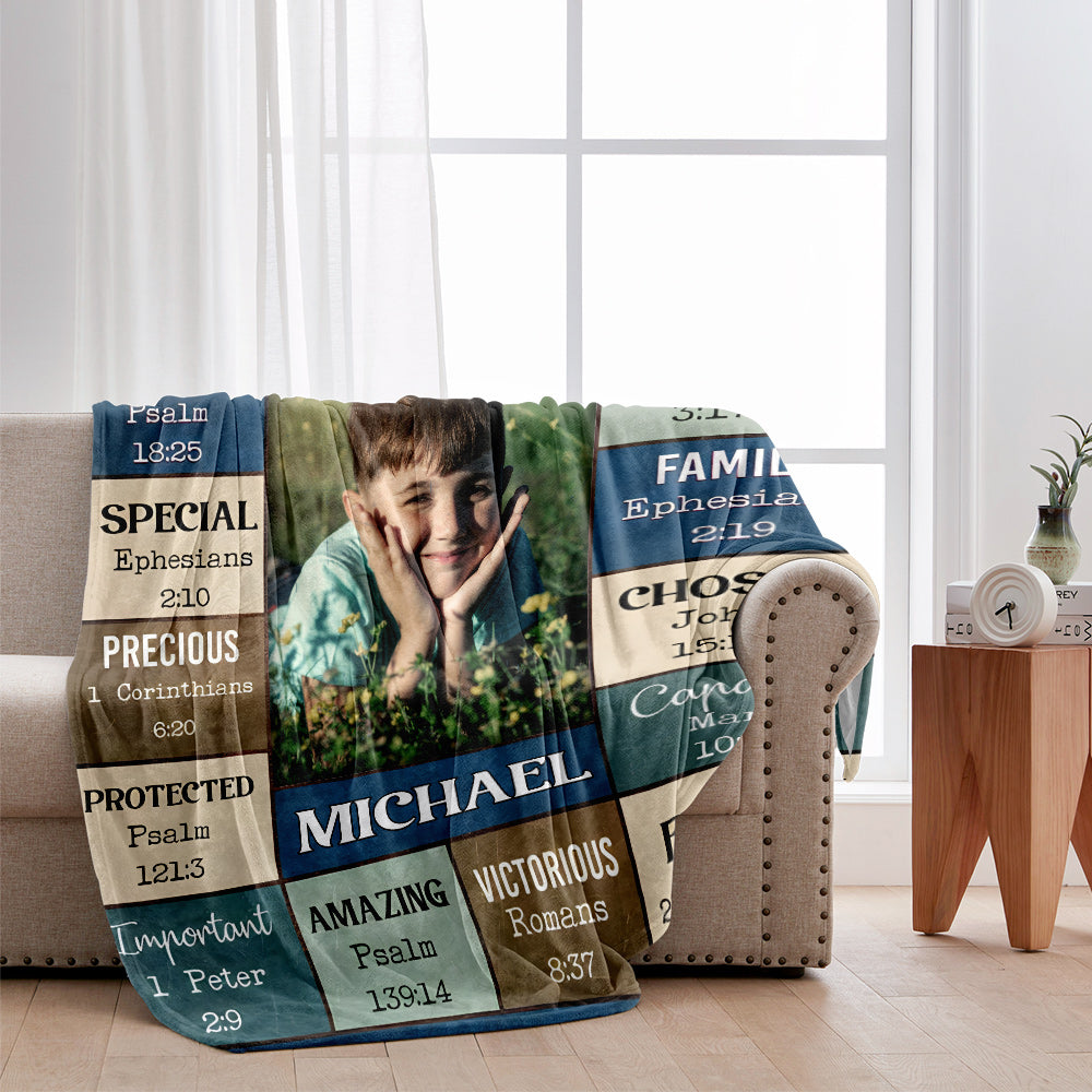 Gott sagt, ich bin – Personalisierte christliche Decke
