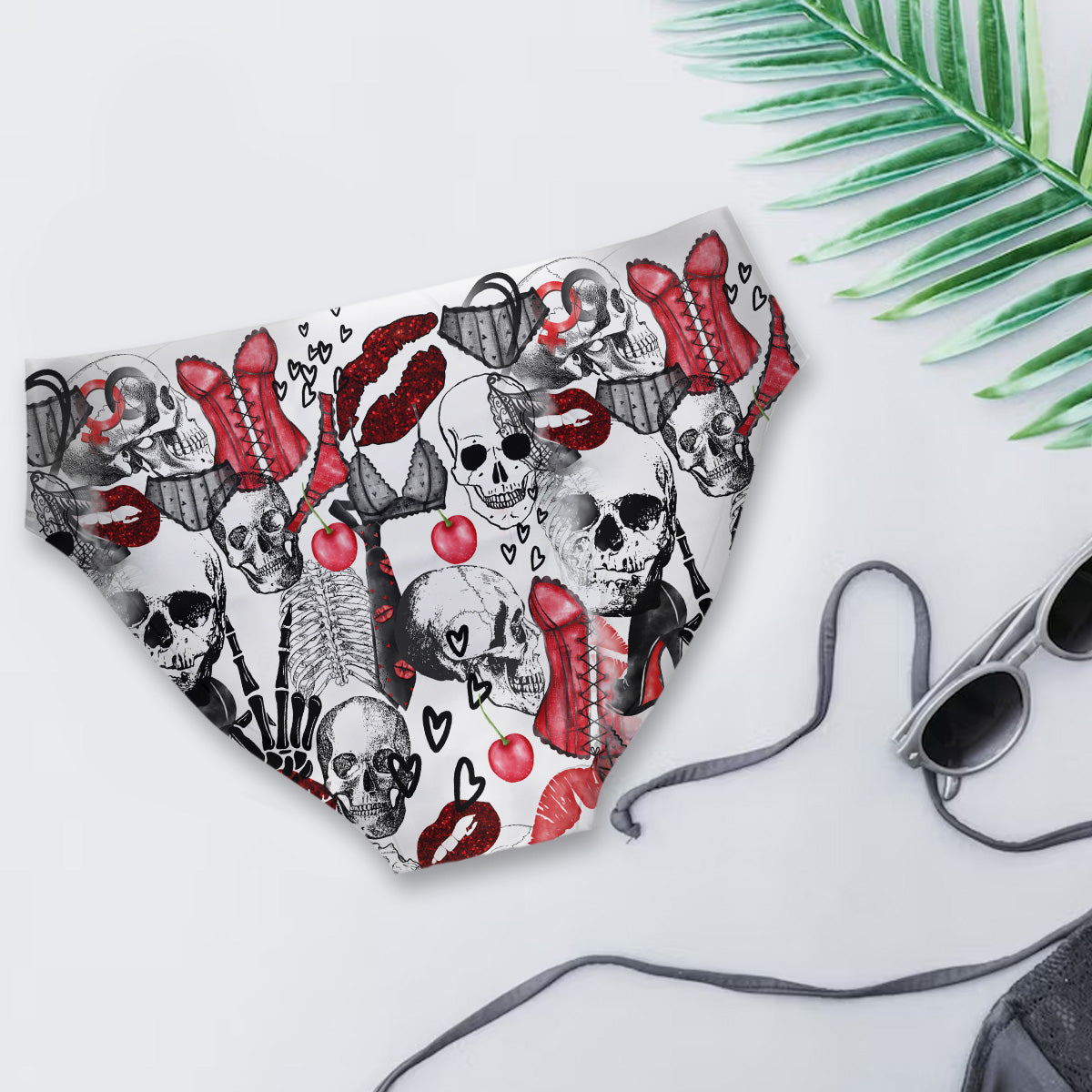 Innerlich tot, aber immer noch geil – Totenkopf-Damenslips