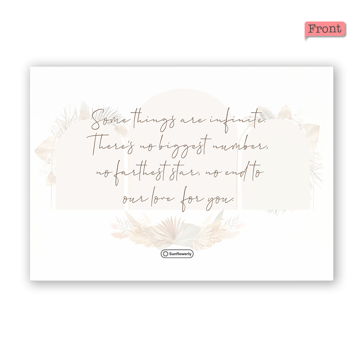 Dankeschön – personalisierte Grußkarte