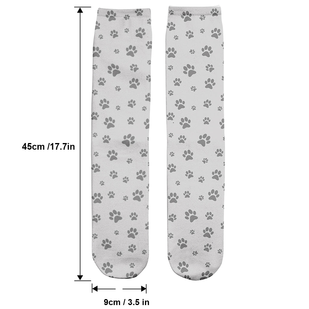 Ich kann jetzt aufstehen – Katzengeschenk für Hundeliebhaber – Personalisierte Socken