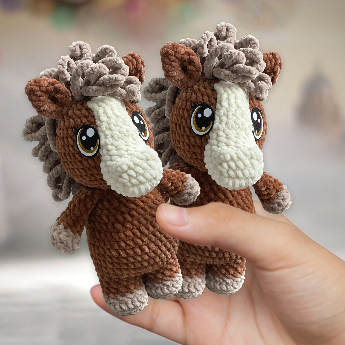 Love Horses - Horse Hand Knitted Figurine