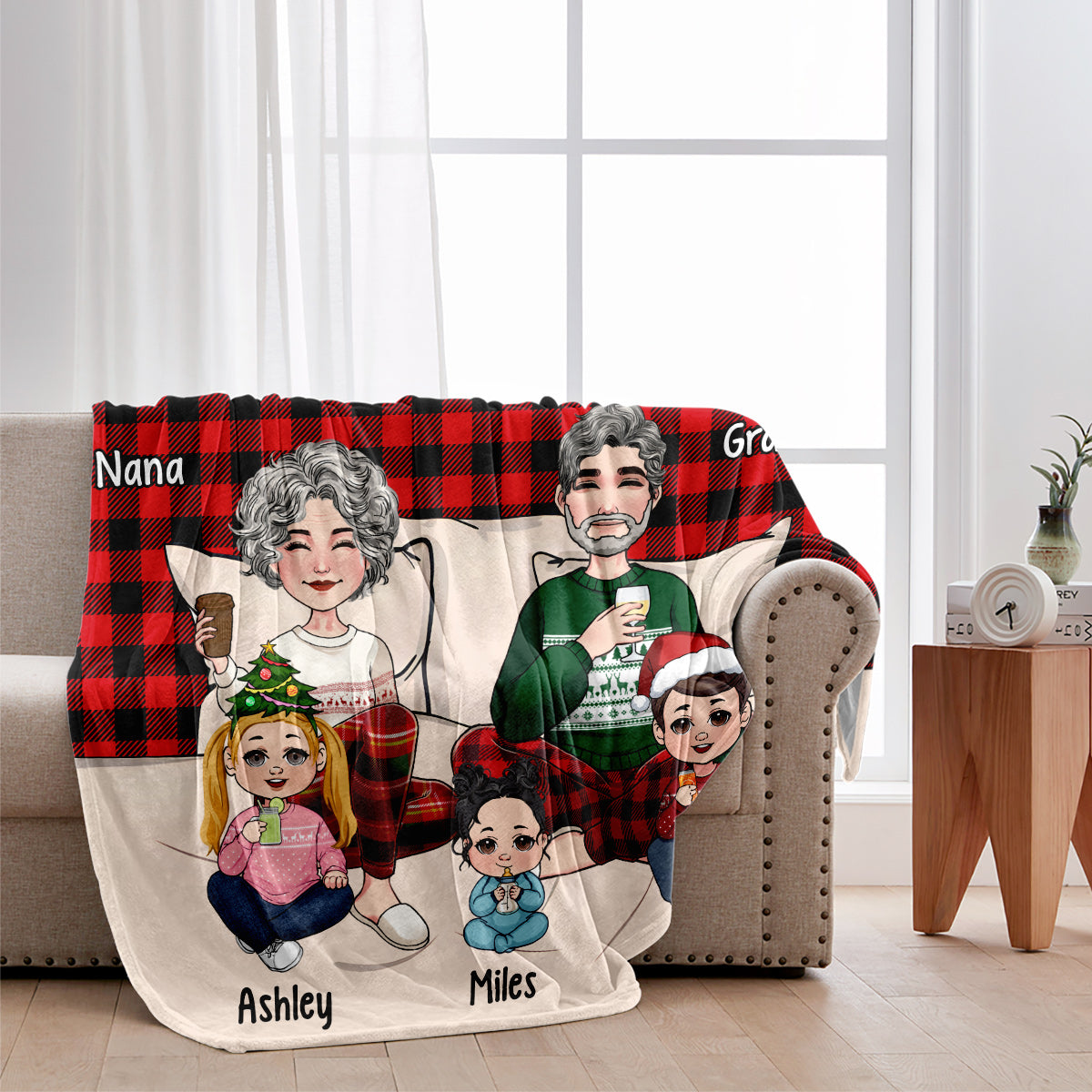 Make The World Warmer - Personalized Grandma Blanket