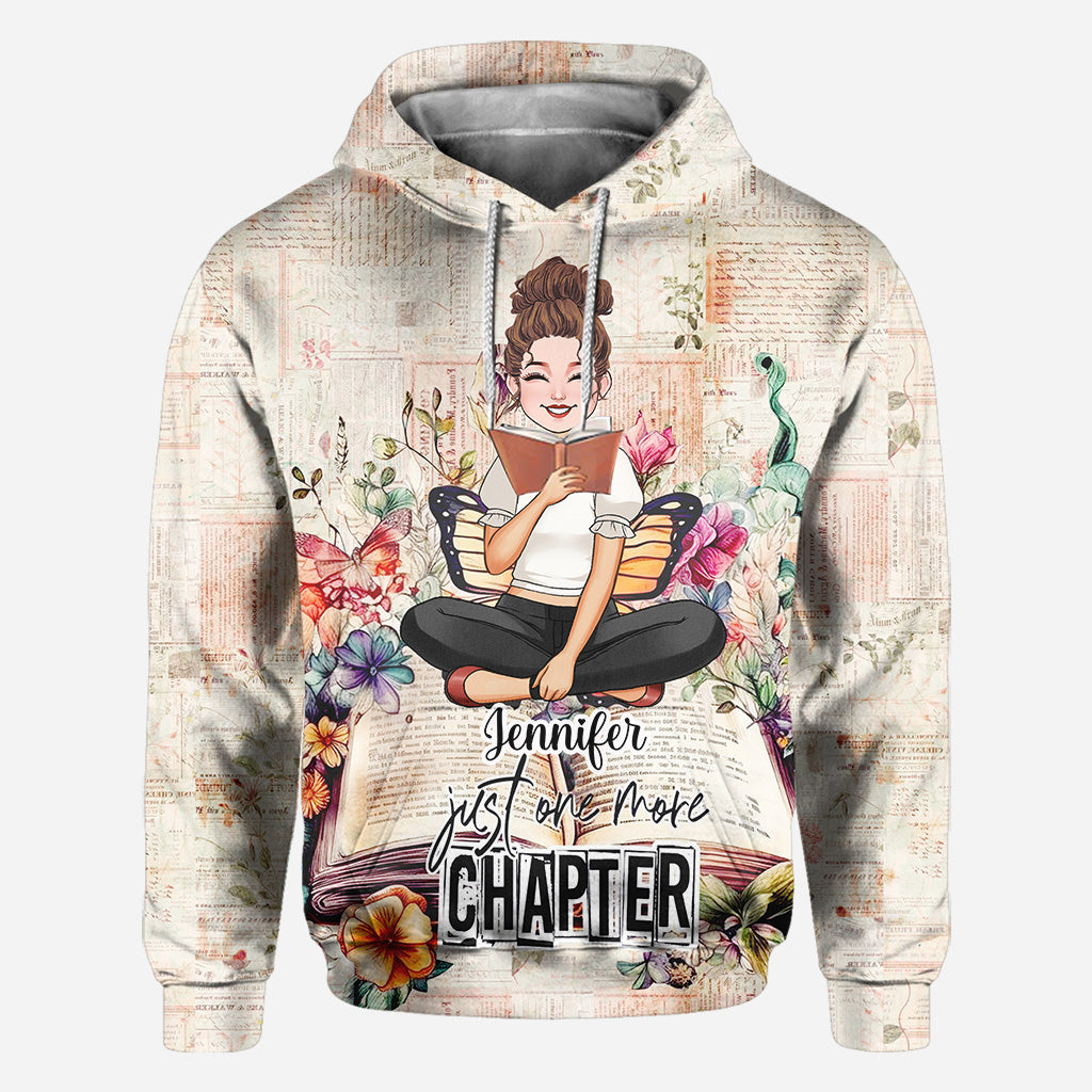 Just One More Chapter - Personalized Book All Over Shirt