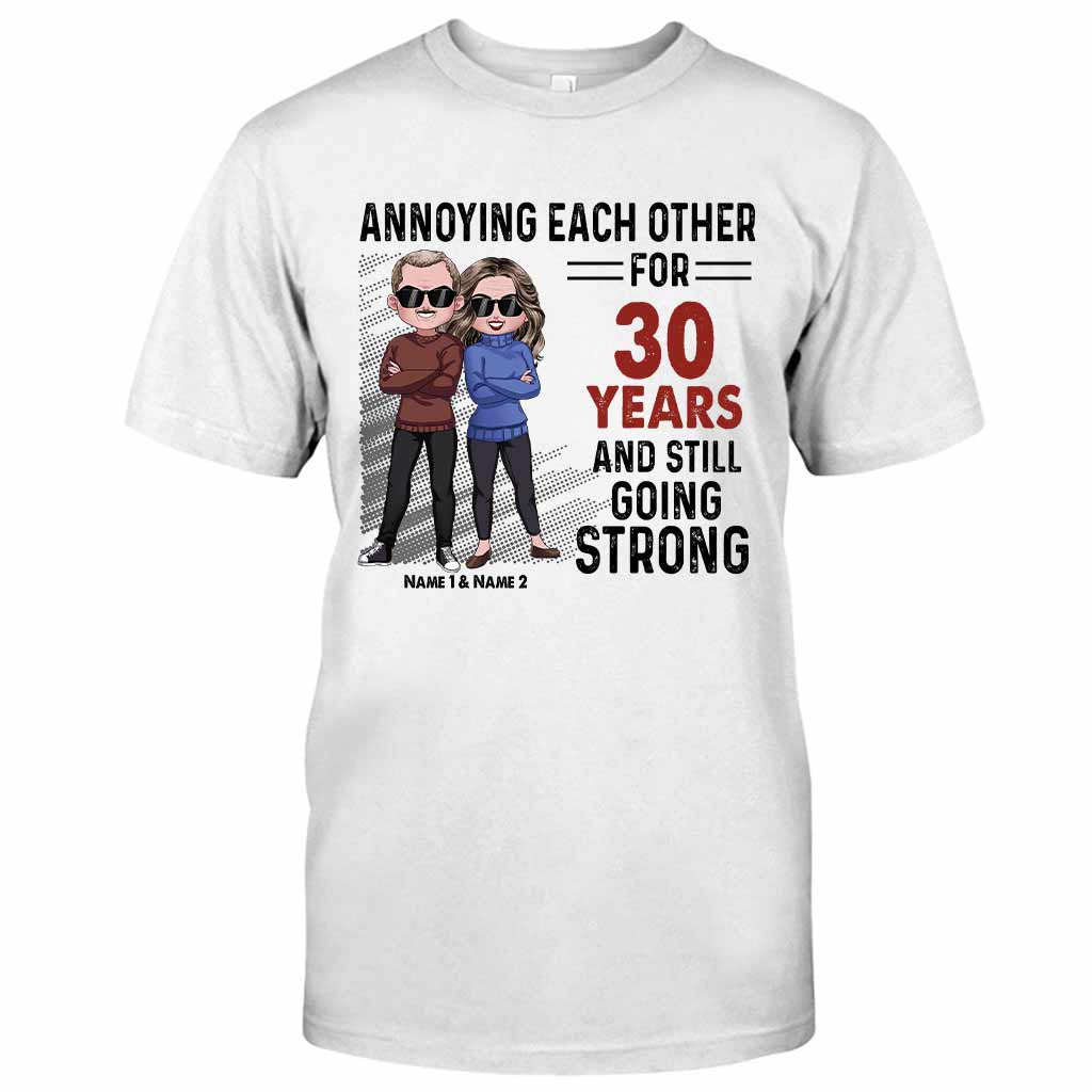 Annoying Each Other - Personalized Couple T-shirt and Hoodie