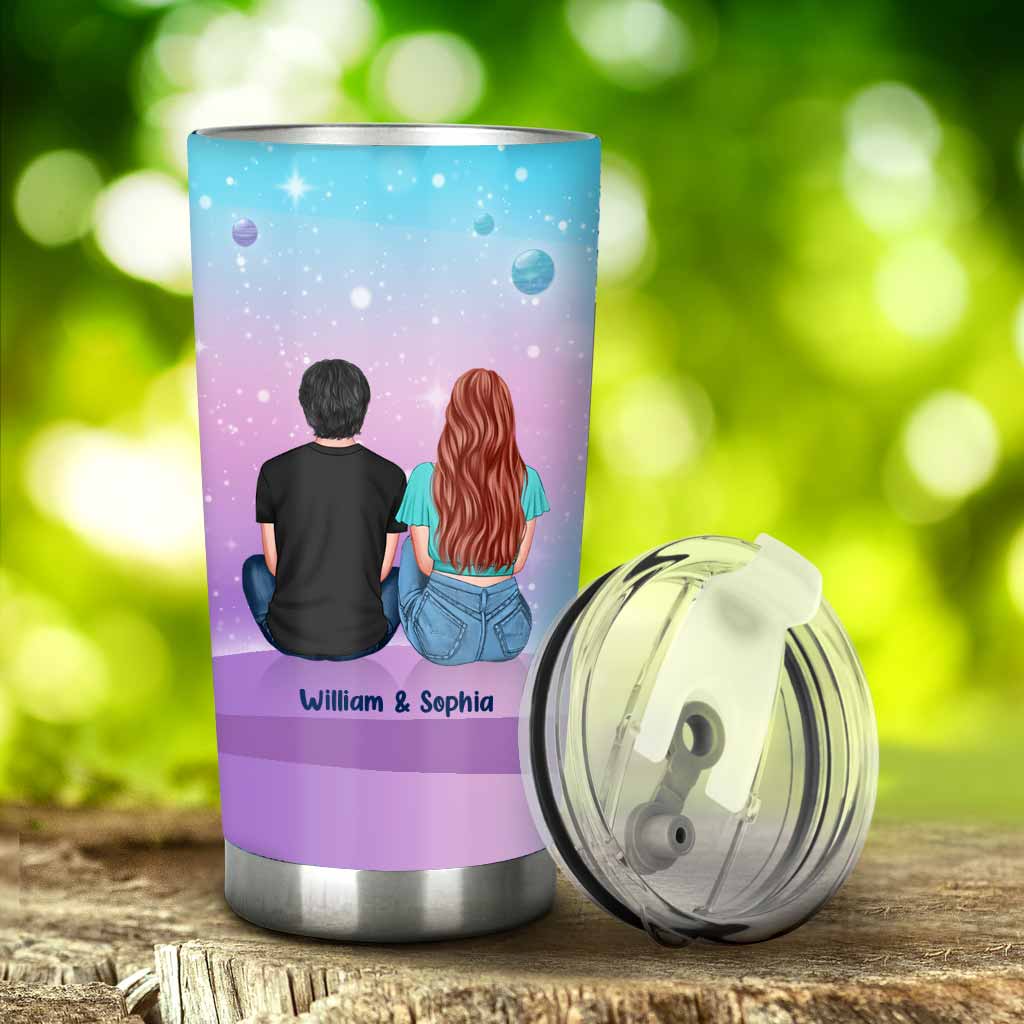 When I Tell You - Personalized Couple Tumbler