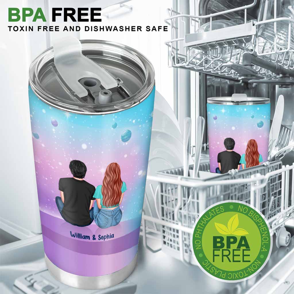 When I Tell You - Personalized Couple Tumbler