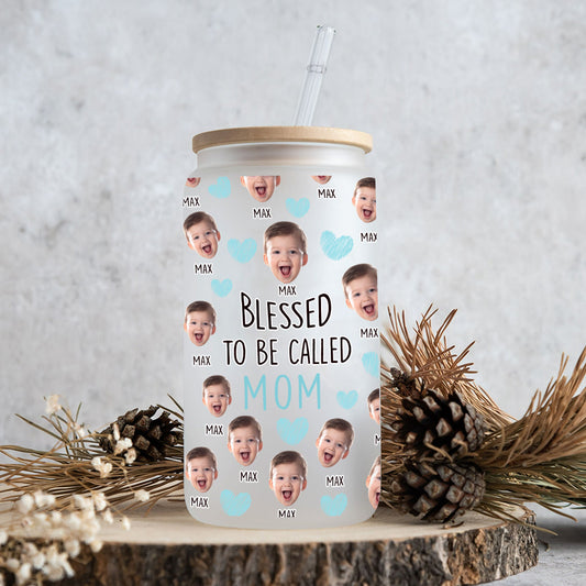 Gesegnet, Mama genannt zu werden – personalisiertes Mutter-Dosenglas