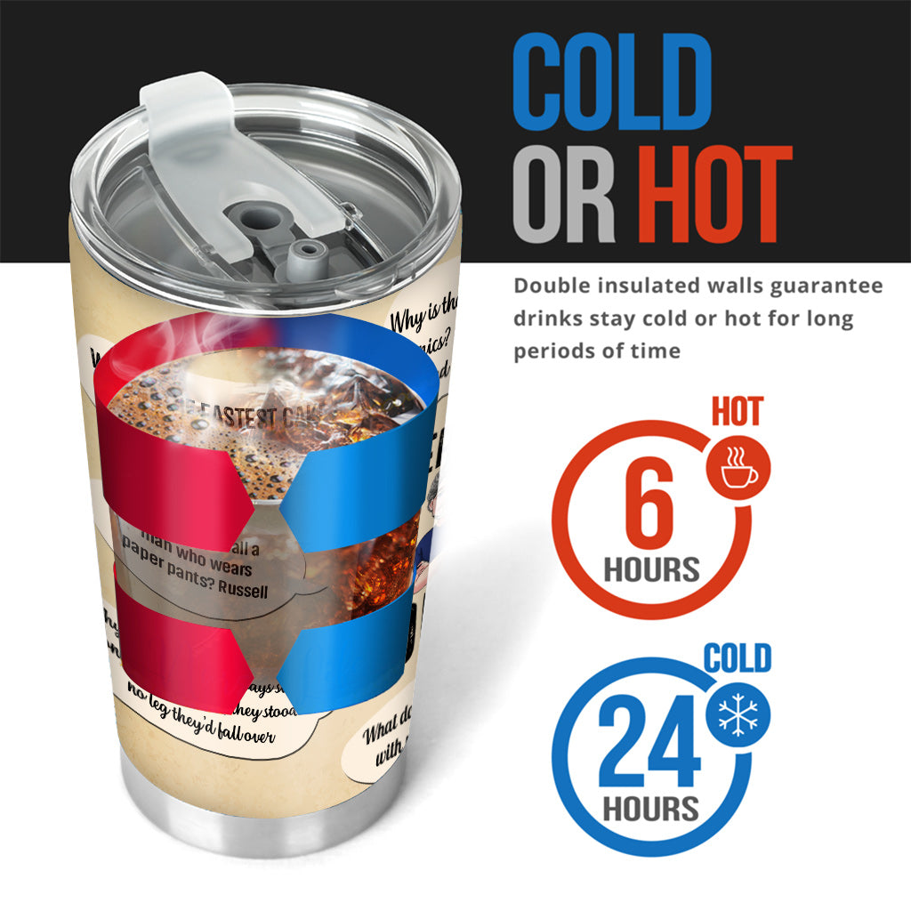 Papa-Witze – Personalisierter Vatertags-Trinkbecher