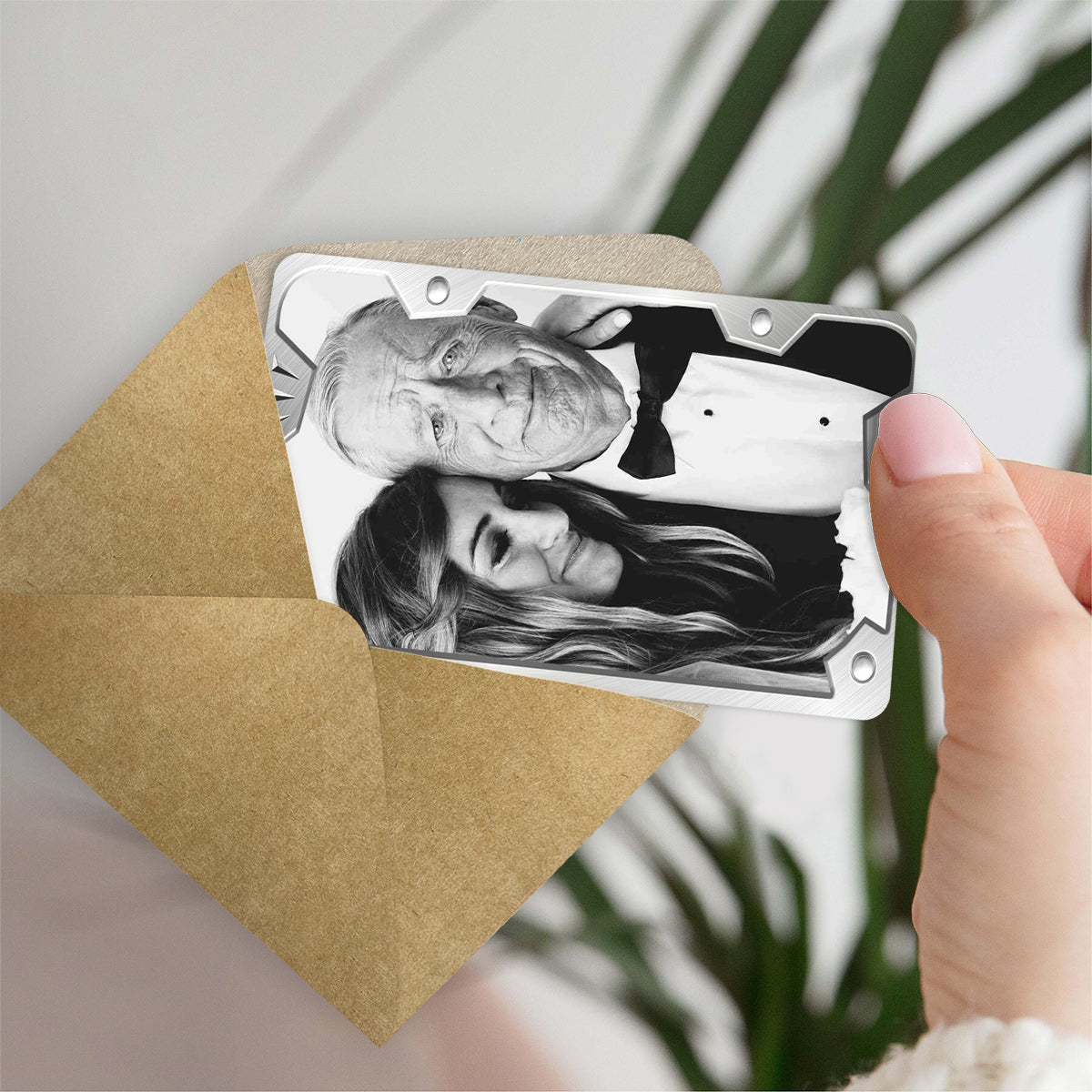 An meinen Vater – Personalisierte Einsteckkarte für die Brieftasche meines Vaters