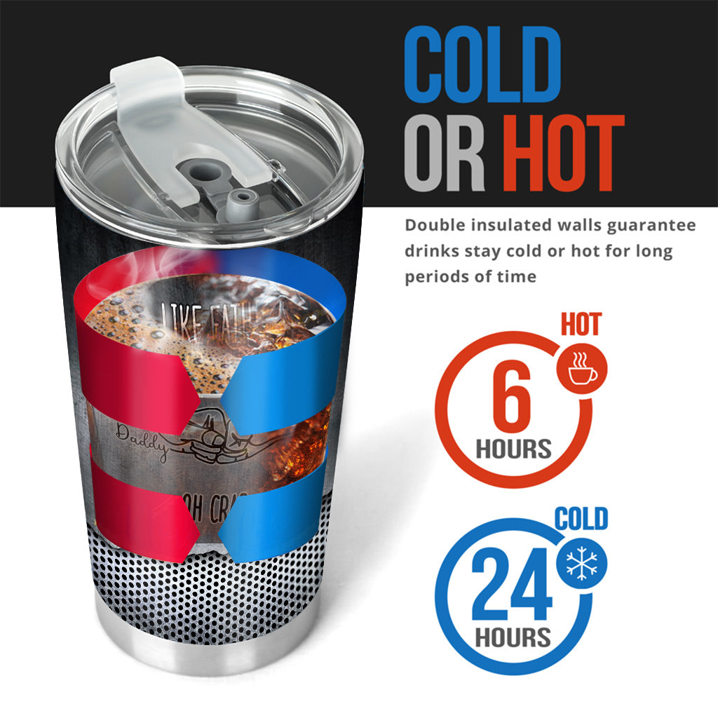 Like Father Like Daughter - Gift for dad, son, daughter - Personalized Tumbler