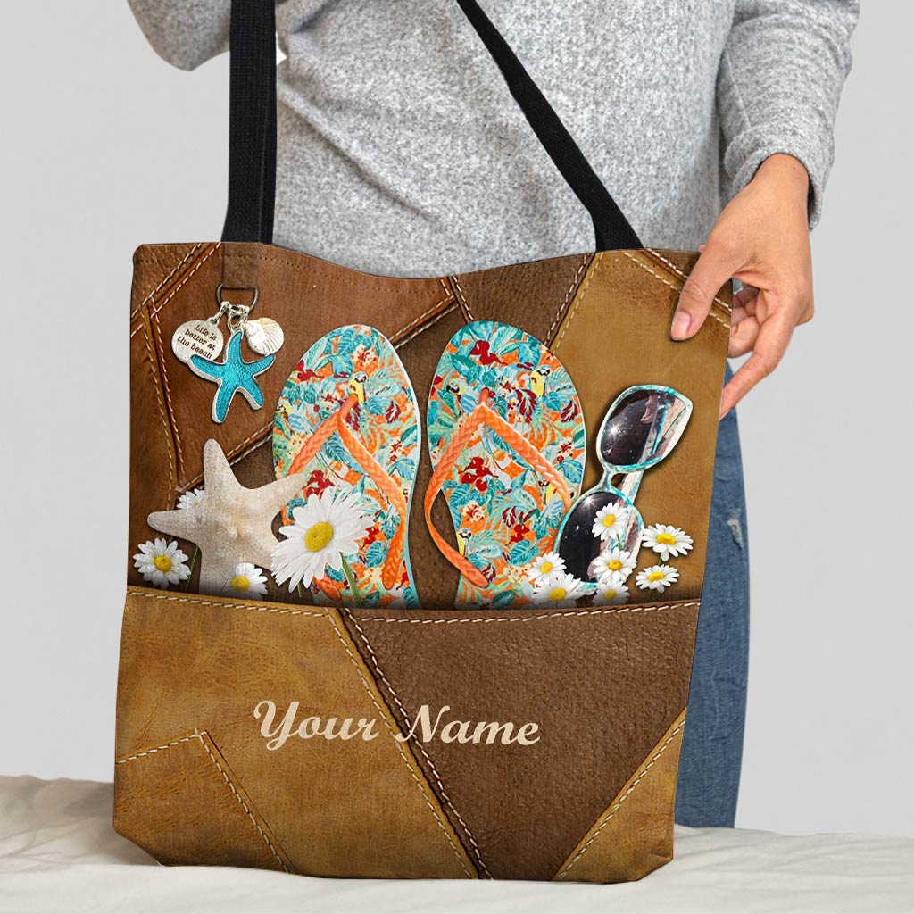 Salty Lil' Beach – Personalisierte Tragetasche für Meeresliebhaber
