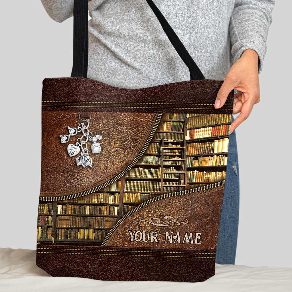 Personalisierte Tragetasche für die Bibliothek