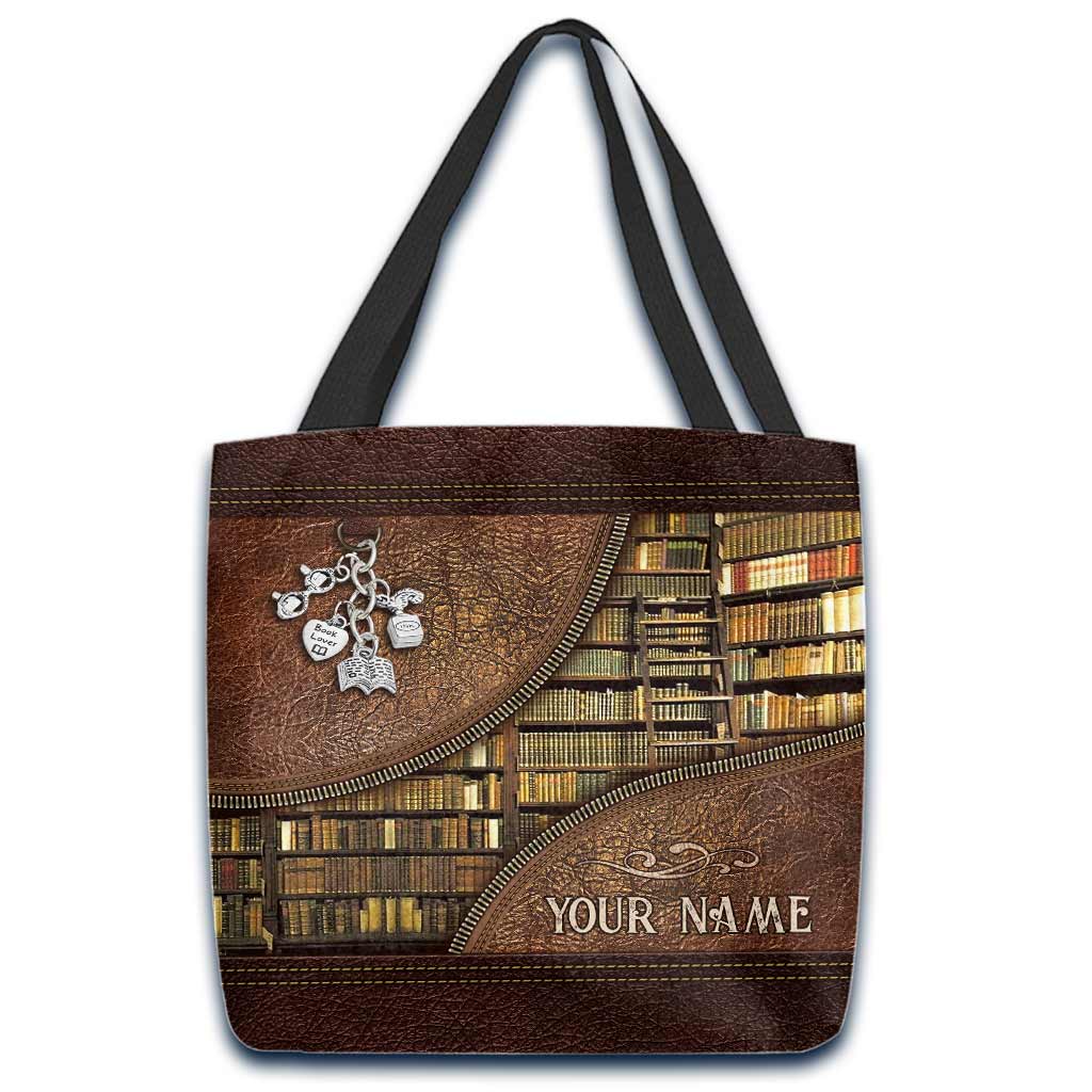 Personalisierte Tragetasche für die Bibliothek