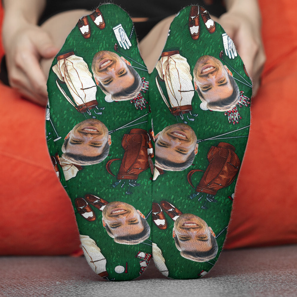 Der mittelmäßigste Golfer der Welt – personalisierte Golfsocken