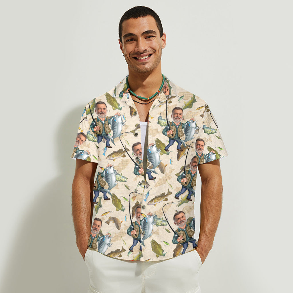 Angelhemd - Personalisiertes Hawaii-Angelhemd