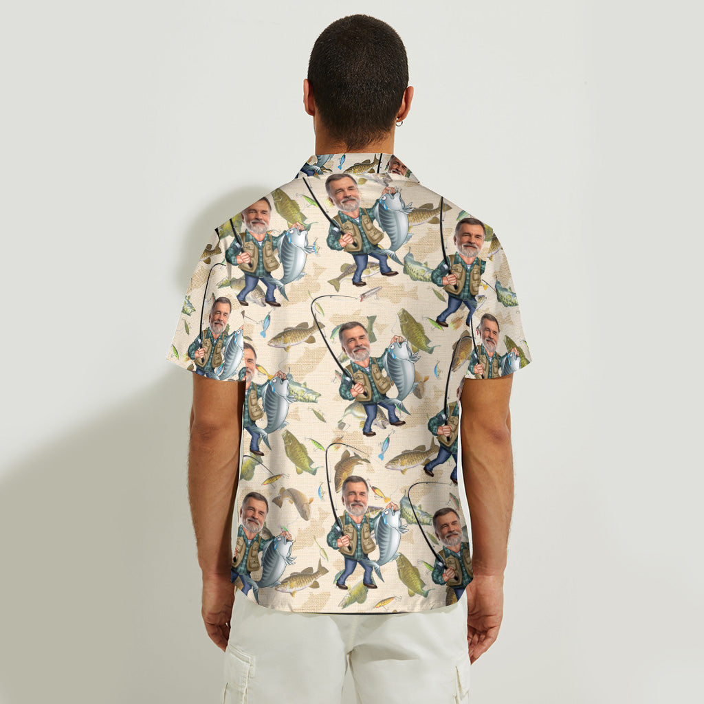 Angelhemd - Personalisiertes Hawaii-Angelhemd