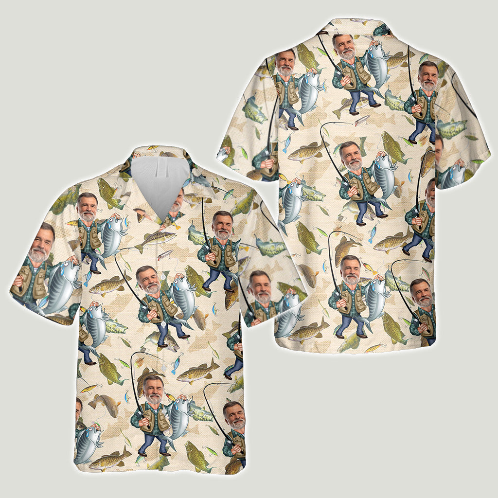 Angelhemd - Personalisiertes Hawaii-Angelhemd