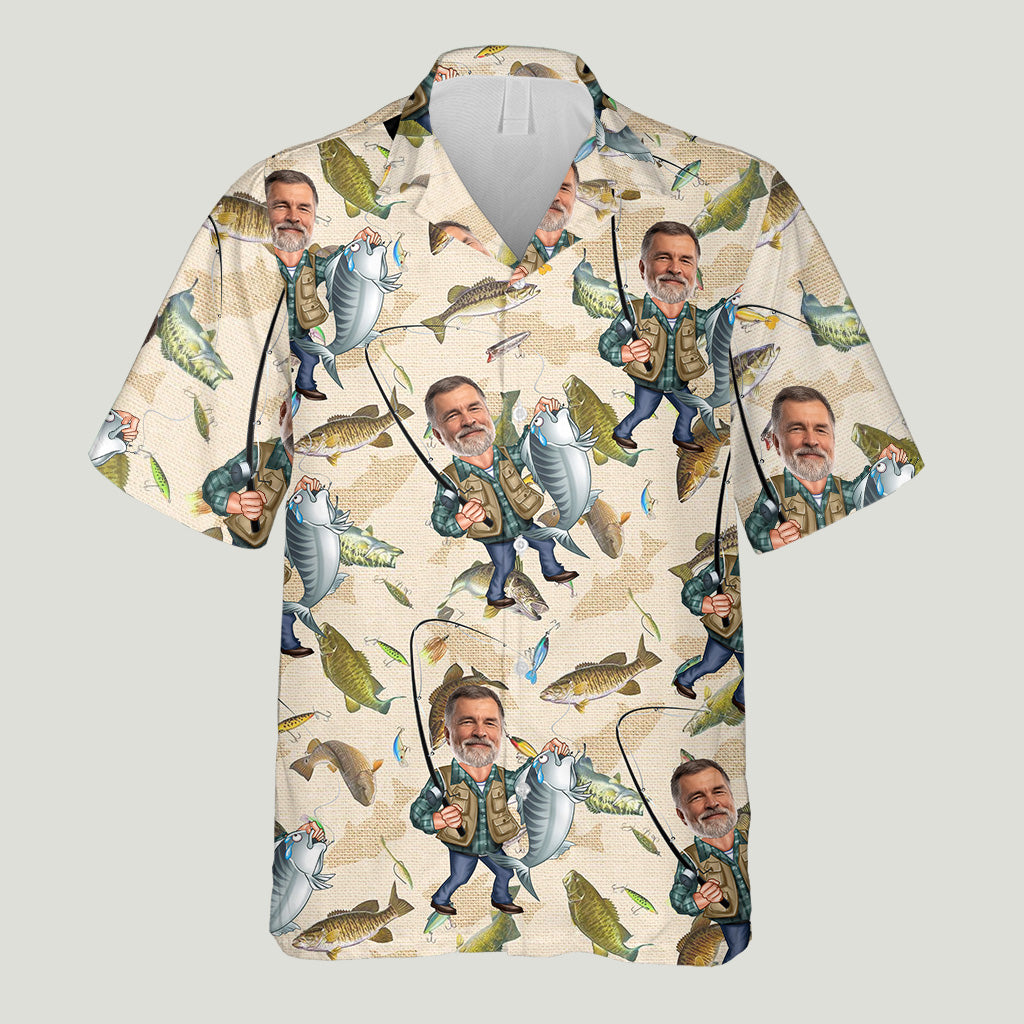 Angelhemd - Personalisiertes Hawaii-Angelhemd