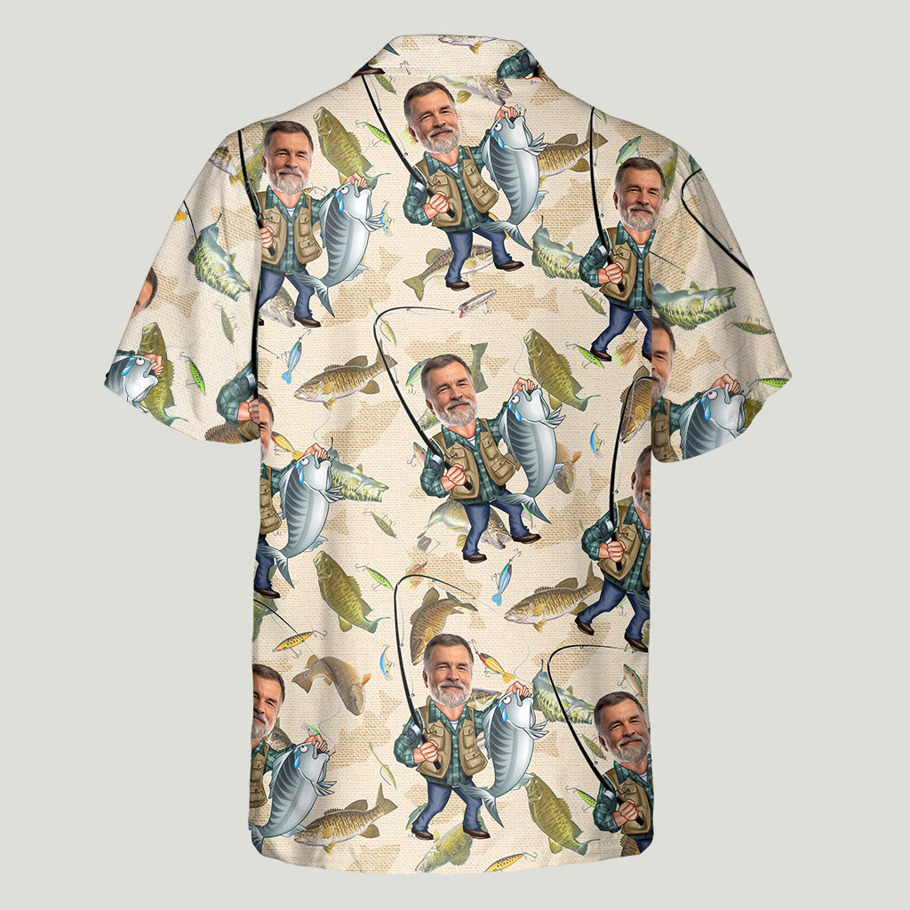 Angelhemd - Personalisiertes Hawaii-Angelhemd