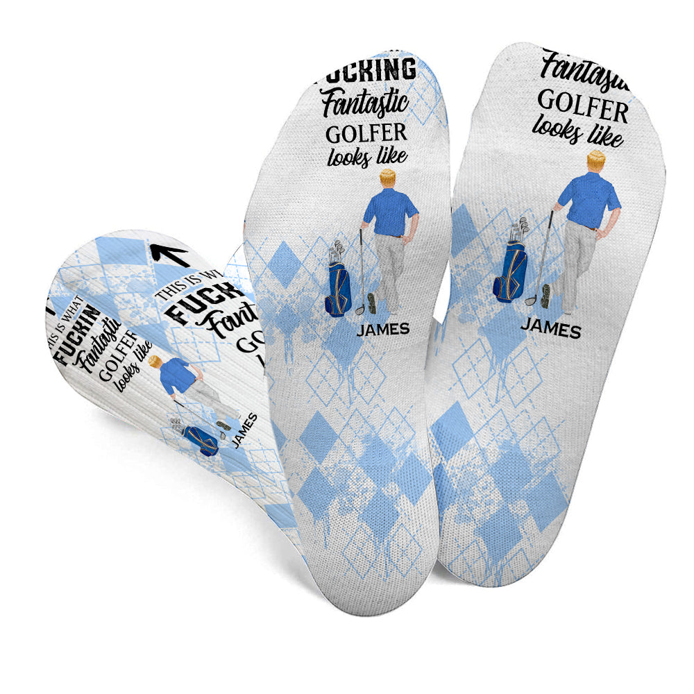 So sieht ein fantastischer Golfer aus – personalisierte Golfsocken