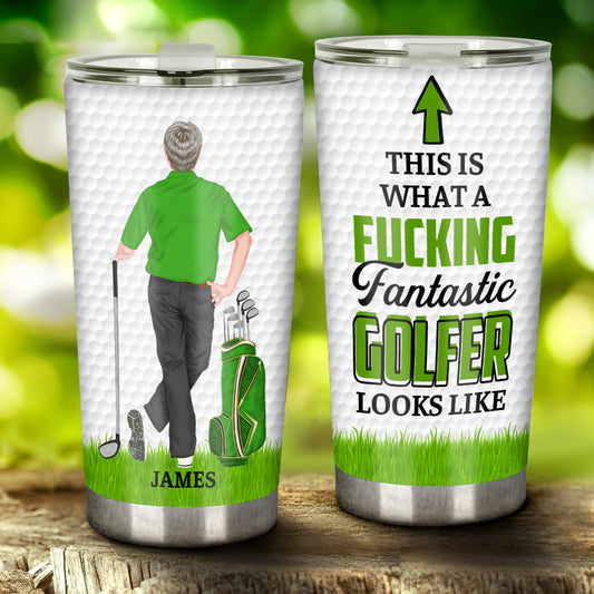 So sieht ein fantastischer Golfer aus – personalisierter Golfbecher