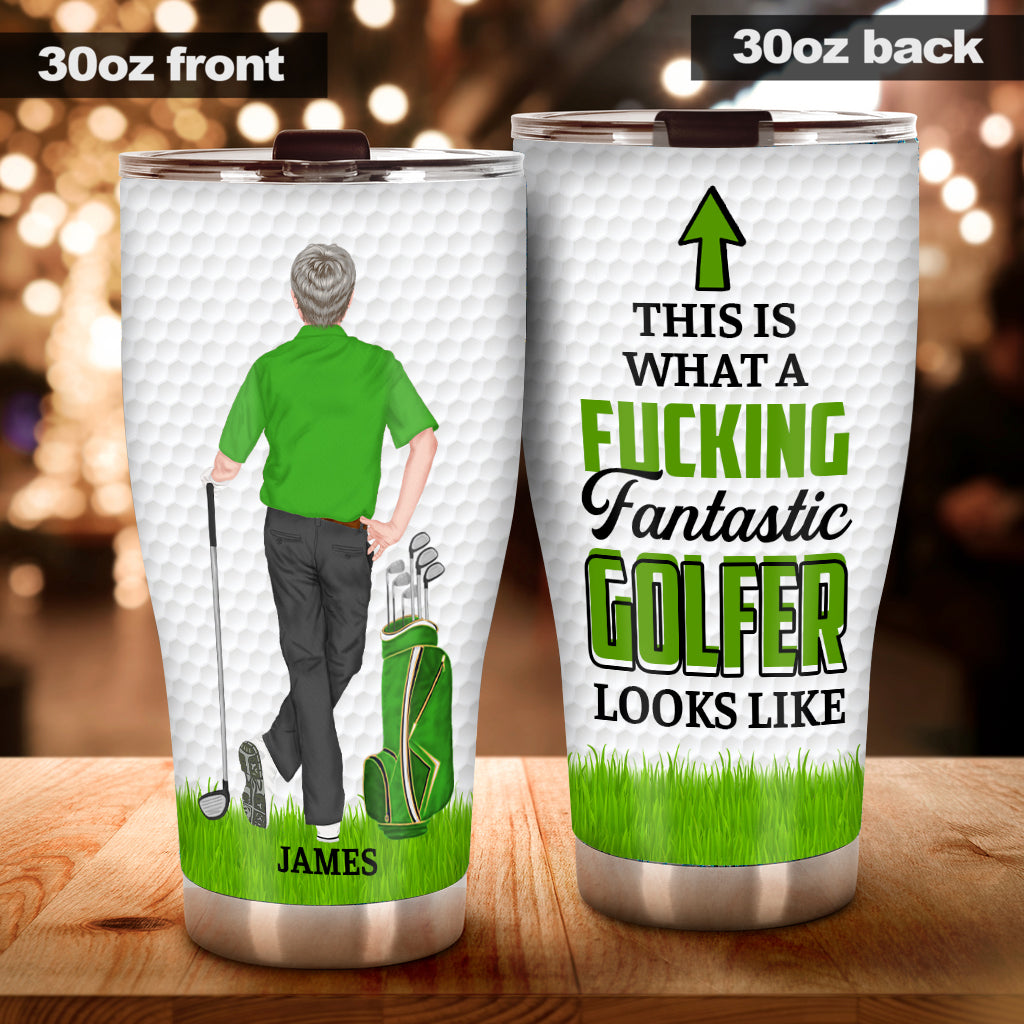 So sieht ein fantastischer Golfer aus – personalisierter Golfbecher
