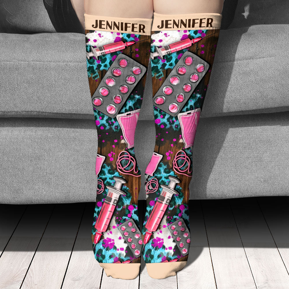 Nurse Life – Personalisierte Krankenschwestersocken