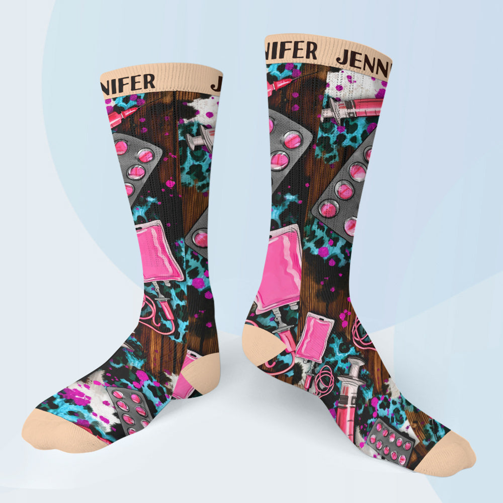 Nurse Life – Personalisierte Krankenschwestersocken