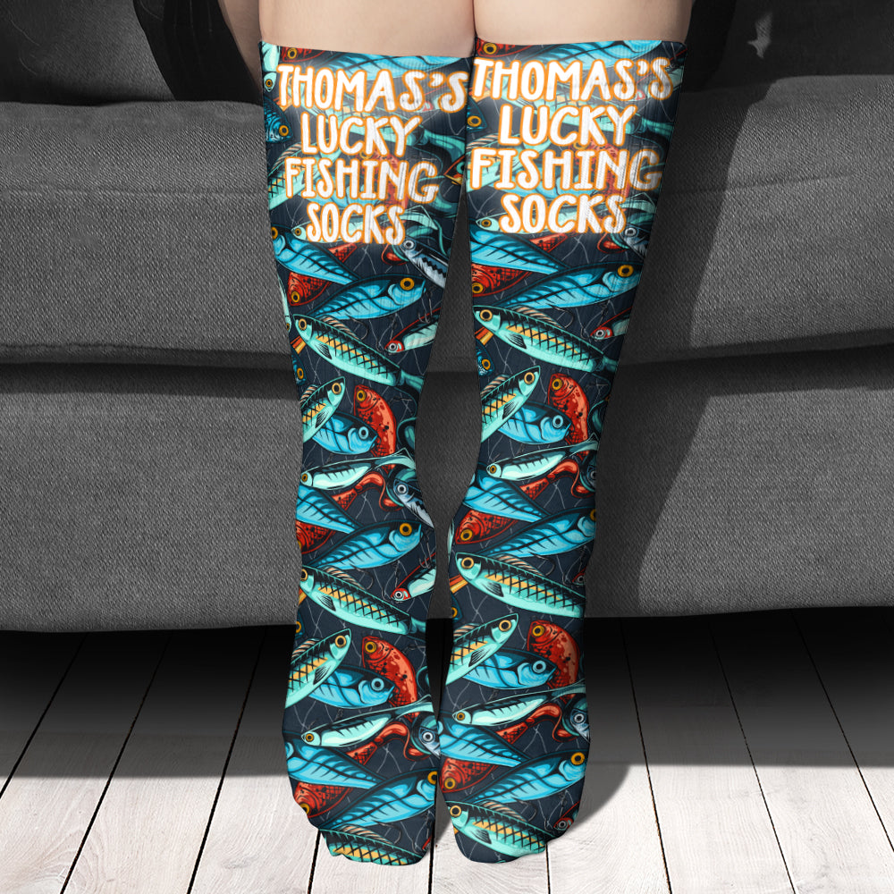 My Lucky Fishing Socks - Personalized Fishing Socks