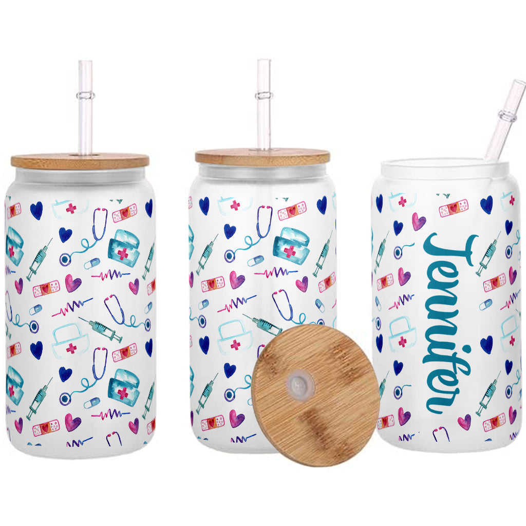 Nurse Life – Personalisiertes Pflege-Dosenglas