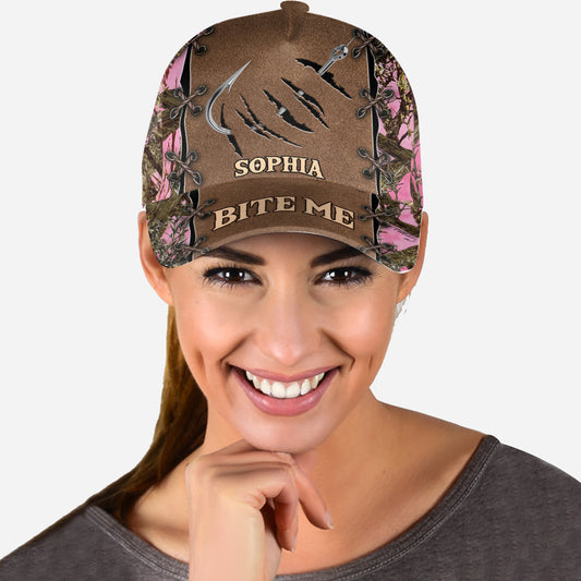 Fishing Girl - Personalized Fishing Classic Cap