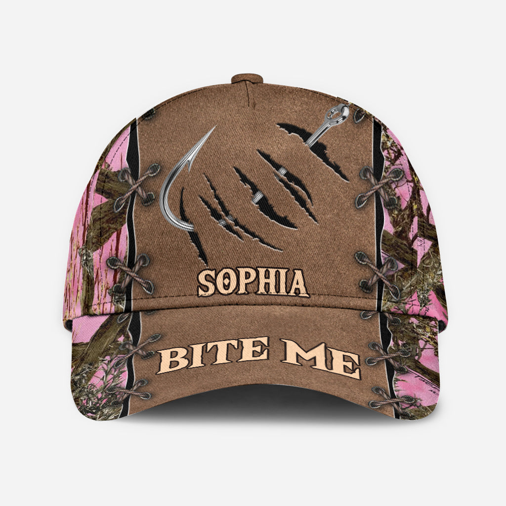 Anglerin - Personalisierte klassische Angelkappe