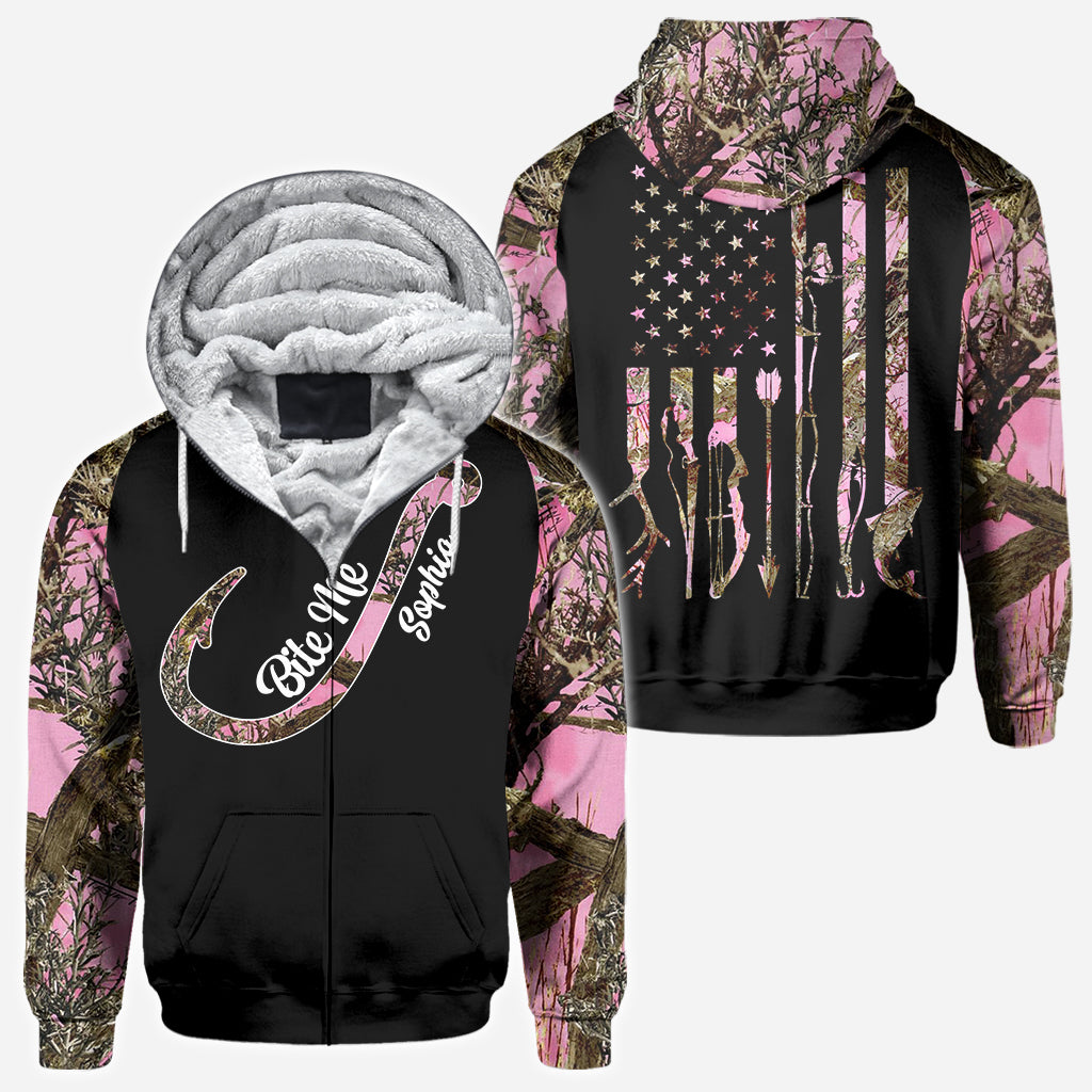 Anglerin - Personalisiertes Angel-Shirt