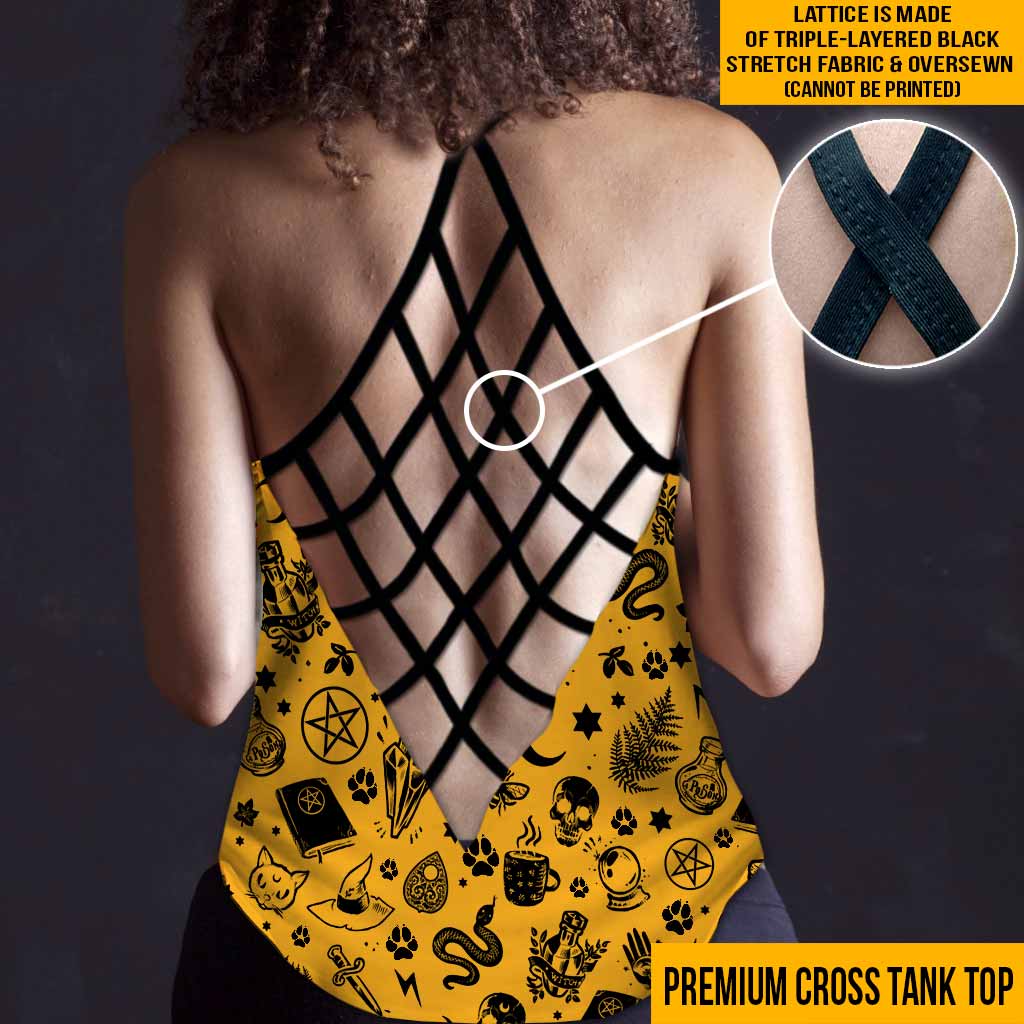 Ich habe fest vor, Menschen zu heimsuchen – Tanktop mit Katzenkreuz