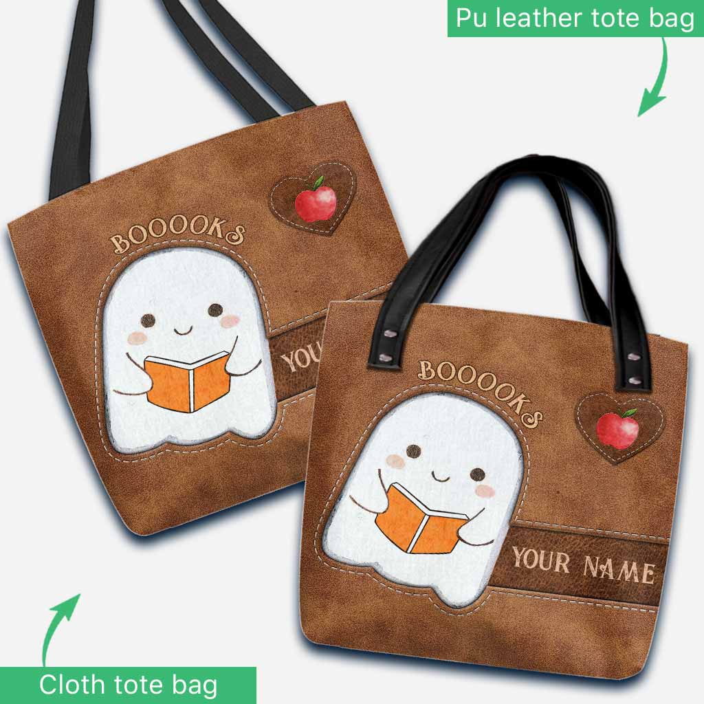 Booooks Halloween - Teacher Personalized Tote Bag