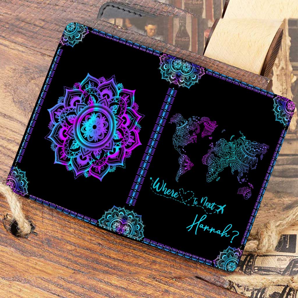Where To Next - Personalized Travelling Passport Holder