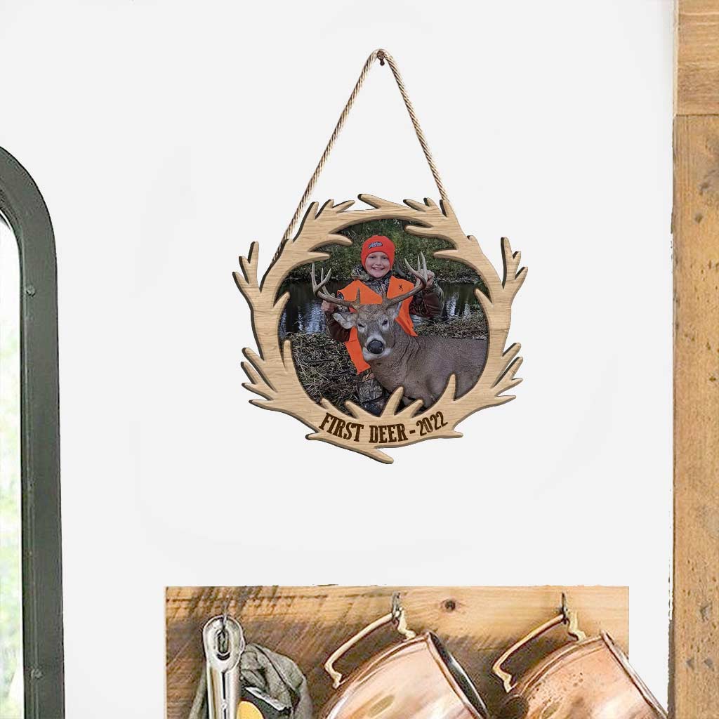 Erstes Reh - Personalisiertes Jagd-Holzschild