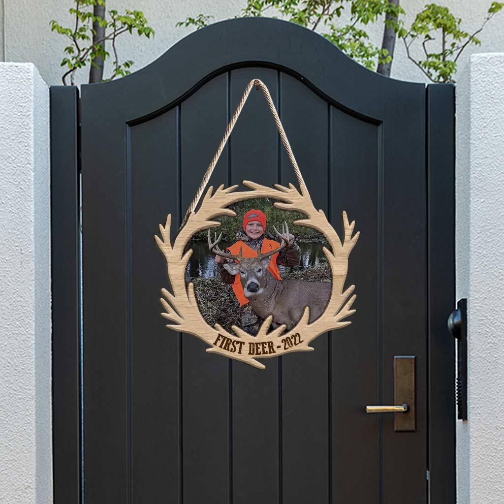 Erstes Reh - Personalisiertes Jagd-Holzschild