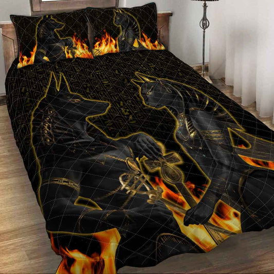 Anubis & Bastet – Quilt-Set für Afroamerikaner 1121