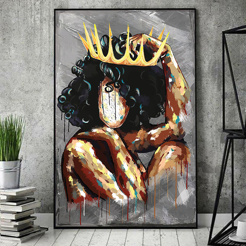 Black Queen - African American Poster 112021