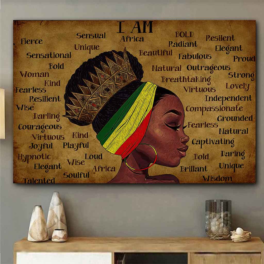 Schwarze Königin – Poster für Afroamerikanerinnen