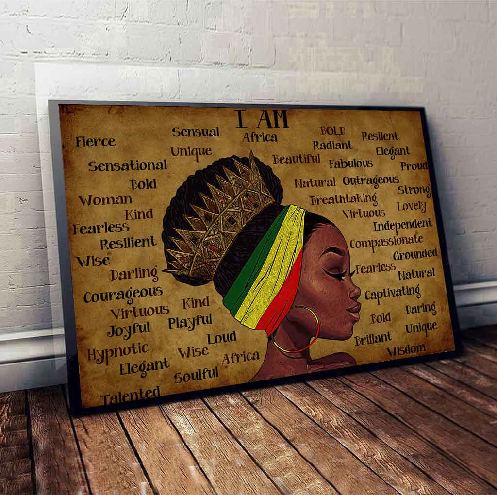 Schwarze Königin – Poster für Afroamerikanerinnen