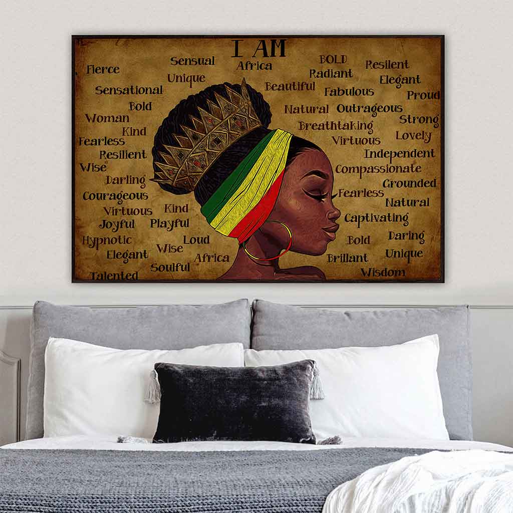 Schwarze Königin – Poster für Afroamerikanerinnen